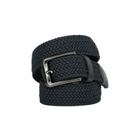 Medium Grey Patterned Lycra Stretch Sports Knit Belt