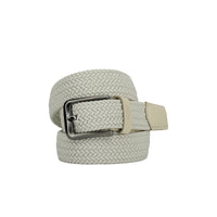 Medium Beige Patterned Lycra Stretch Sports Knit Belt
