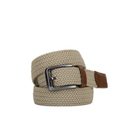 Medium Mink Patterned Lycra Stretch Sport Knit Belt