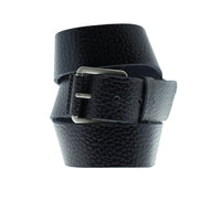 Dark Navy Leather Sport Belt
