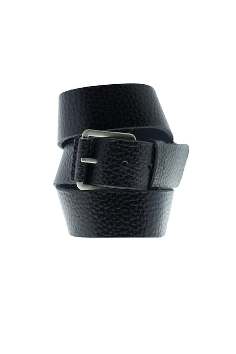 Dark Navy Leather Sport Belt