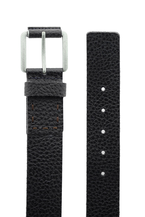 Dark Navy Leather Sport Belt