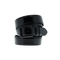 Black Sport Leather Belt