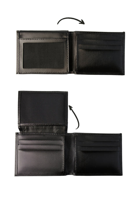 Black 2-Piece Wallet & Belt Set with Gift Box