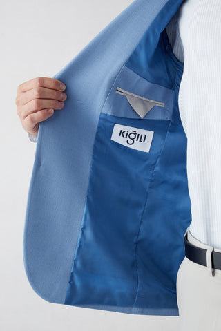  Mavi 6 Drop Regular Fit Standart Kesim Mono Yaka Klasik Ceket