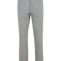 Orta Gri Relaxed Fit Rahat Kesim Yan Cepli Pamuklu Desenli Kanvas / Chino Pantolon