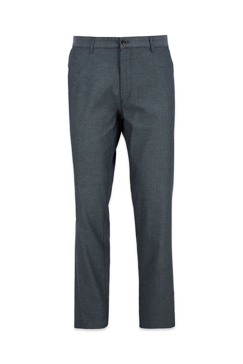 Dark Charcoal Relaxed Fit Canvas / Chino Trousers