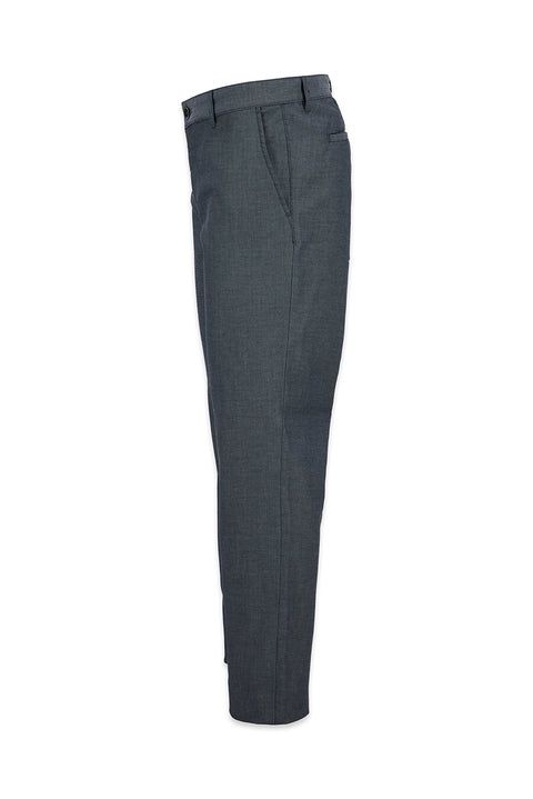 Dark Charcoal Relaxed Fit Canvas / Chino Trousers