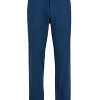 Mid-Navy Relaxed Fit Canvas / Chino Trousers