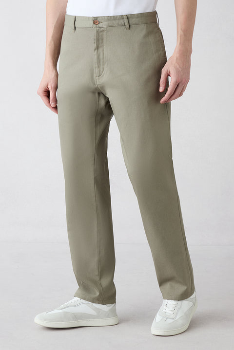 Light Mink 6 Drop Regular Fit Standard Cut Canvas/Chino Pants
