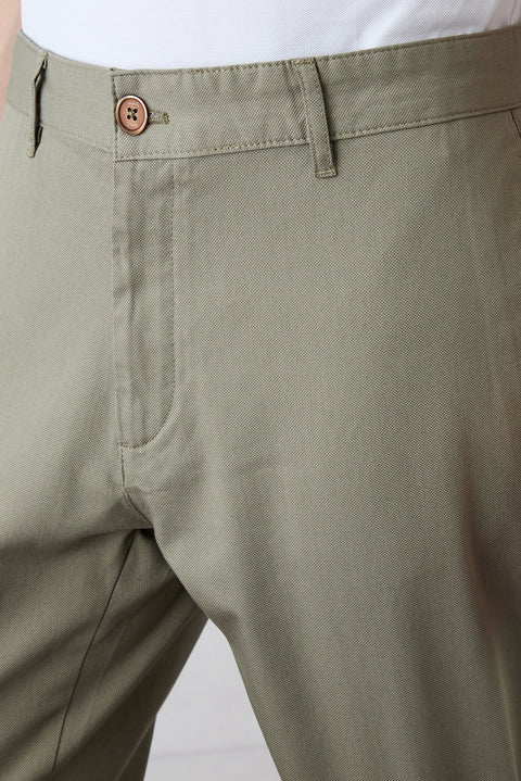 Light Mink 6 Drop Regular Fit Standard Cut Canvas/Chino Pants