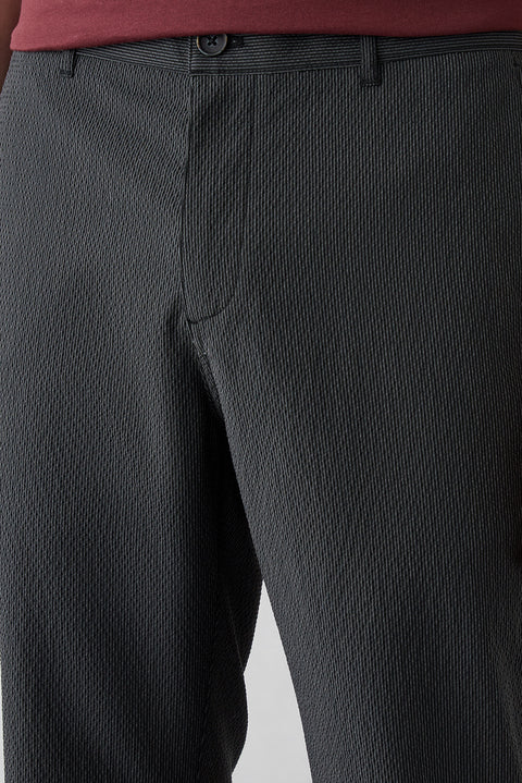 Black Regular Fit Standard Cut Canvas / Chino Trousers