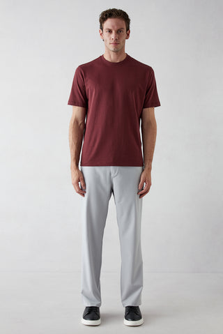  Taş Straight Relaxed Fit Likralı Esnek Yan Cepli Pantolon