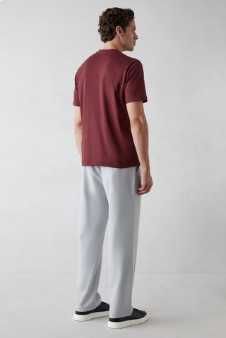  Taş Straight Relaxed Fit Likralı Esnek Yan Cepli Pantolon