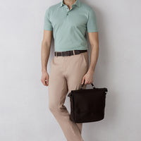 Medium Beige 4-Drop Relaxed Fit Canvas/Chino Pants