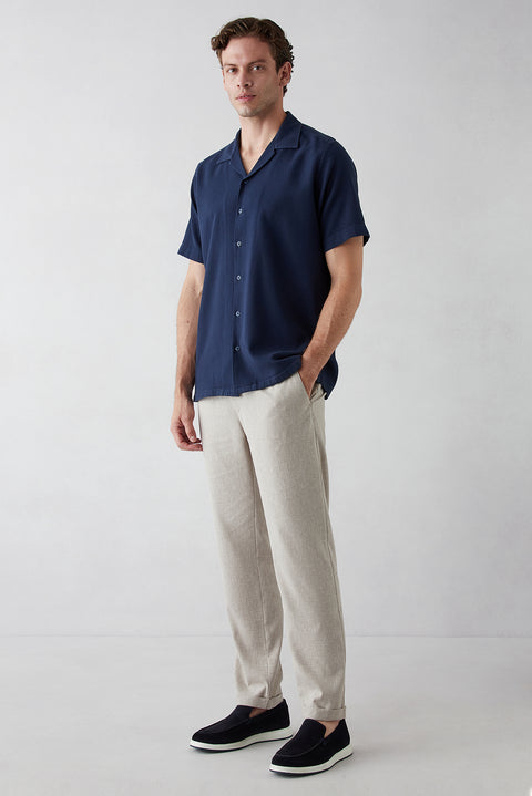 Light Mink Tapered Fit Straight Sport Pants