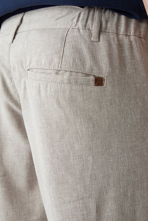 Light Mink Tapered Fit Straight Sport Pants