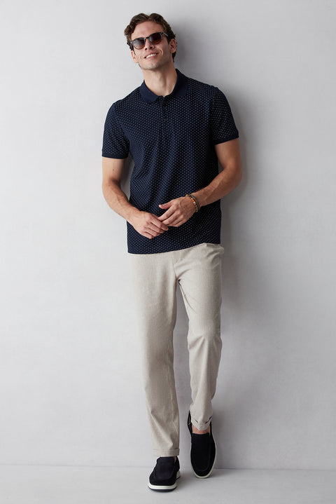 Light Mink Tapered Fit Straight Sport Pants