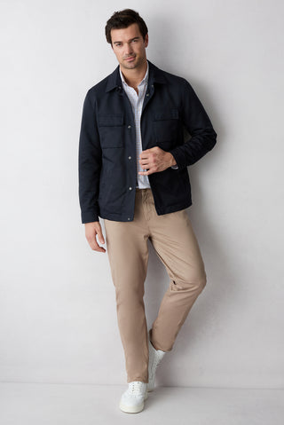  Açık Vizon Slim Fit Dar Kesim 5 Cep Pamuklu Düz Likralı Kanvas / Chino Pantolon