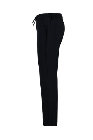  Siyah Techno-Line Regular Fit Standart Kesim Likralı Beli Lastikli İpli Çantalı Pantolon