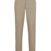 Orta Bej Techno-Line Slim Fit Dar Kesim Beli Lastikli İpli Likralı Çantalı Pantolon