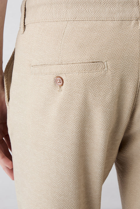 Light Beige Regular Straight Fit Polvis Sport Pants
