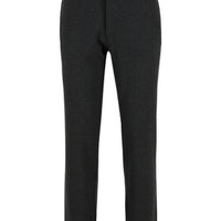Open Anthracite Regular Straight Fit Side Pocketed Stretchy Canvas / Chino Trousers
