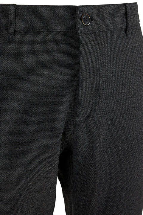 Open Anthracite Regular Straight Fit Side Pocketed Stretchy Canvas / Chino Trousers