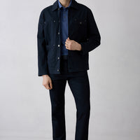 Dark Navy 6 Drop Regular Fit Standard Cut Canvas/Chino Pants