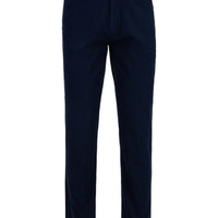 Mid-Navy Relaxed Fit Canvas / Chino Trousers