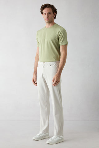 Taş Relaxed Fit Rahat Kesim 5 Cep Likralı Kanvas / Chino Pantolon