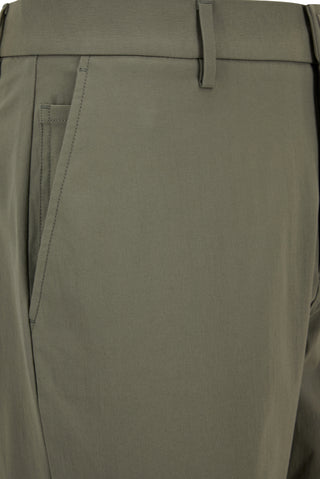  Orta Haki Slim Fit Dar Kesim Likralı Esnek Kanvas / Chino Pantolon