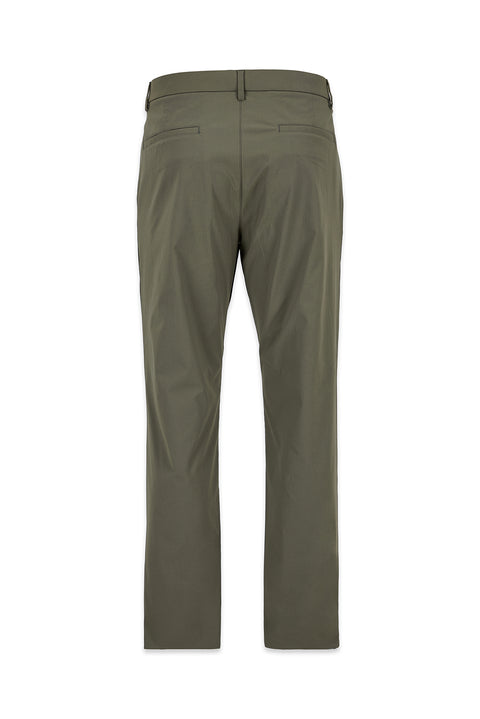 Orta Haki Slim Fit Dar Kesim Likralı Esnek Kanvas / Chino Pantolon