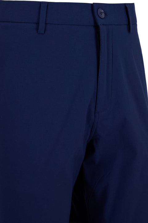 Mid-Navy Regular Fit Standard Cut Canvas / Chino Trousers