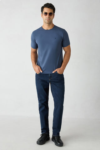  İndigo Slim Fit Dar Kesim 5 Cep Denim Pantolon