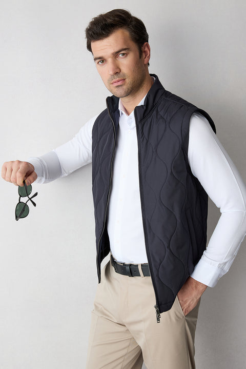 White Long Sleeve Slim Fit Classic Patterned Cotton Easy Iron Shirt