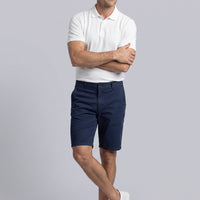 Dark Navy Regular Fit Standard Cut Bermuda Shorts