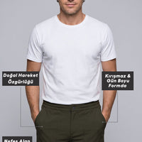 Medium Khaki Regular Fit Knitted Shorts