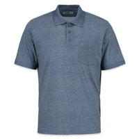 İndigo Regular Fit Desenli Nakışlı Cepli Düğmeli Polo Yaka Tişört