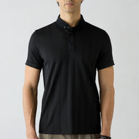 Black Polo Shirt Slim Fit T-shirt
