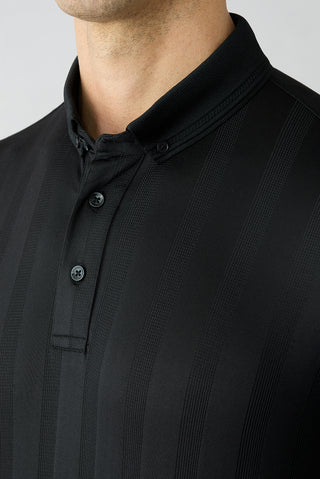  Siyah Polo Yaka Slim Fit Tişört