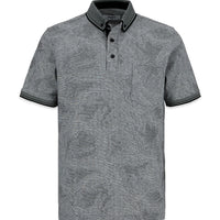 Black Polo Collar Regular Fit T-shirt
