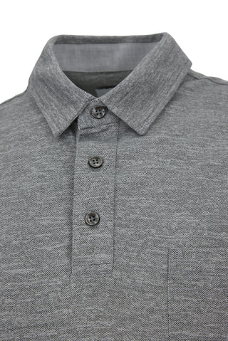  Açık Gri Polo Yaka Regular Fit Cepli Tişört
