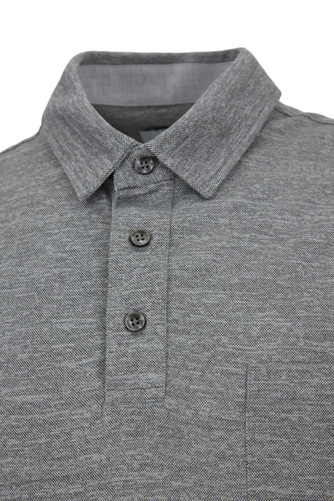 Light Grey Polo Collar Regular Fit T-shirt