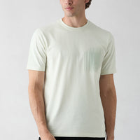 Stone Bicycle Collar Regular Fit Cotton T-Shirt