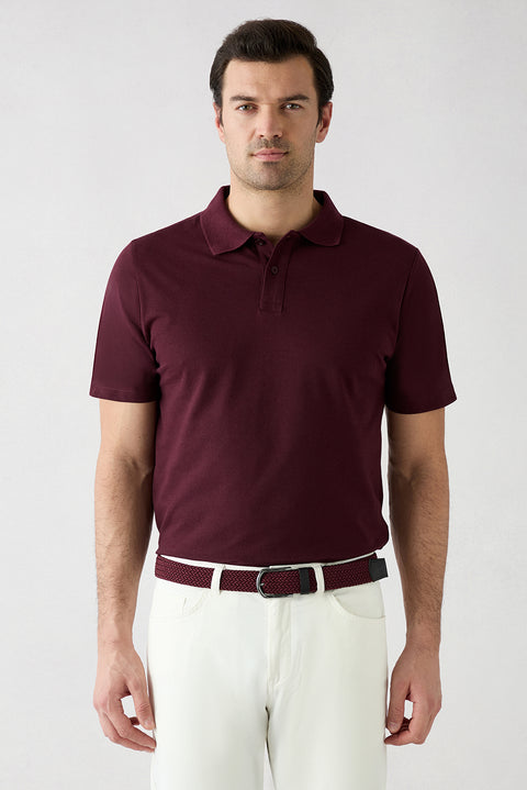 250 Regular Fit Cotton Plain Polo Shirt Set of 2