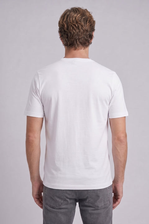 191 Crew Neck Regular Fit 100% Cotton Printed - Plain 2-Pack T-Shirt Set