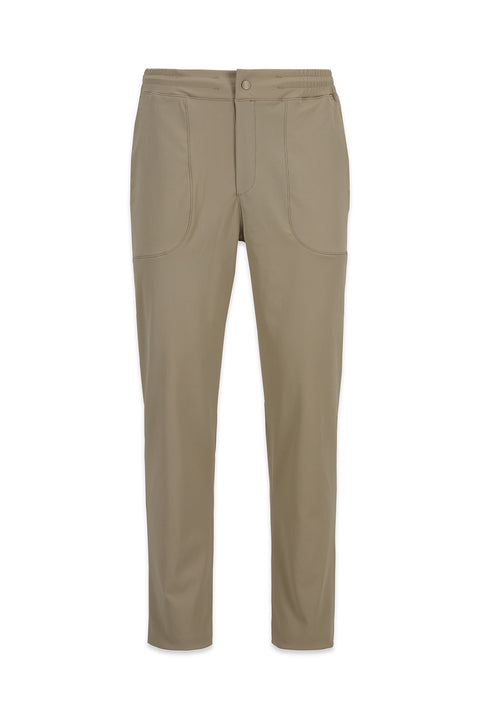 Orta Bej Techno-Line Cepli Beli Lastikli Cepli Likralı Esnek Sweatpant / Eşofman Altı