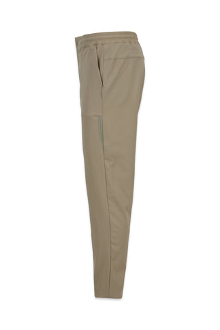  Orta Bej Techno-Line Beli Lastikli Cepli Likralı Esnek Sweatpant / Eşofman Altı