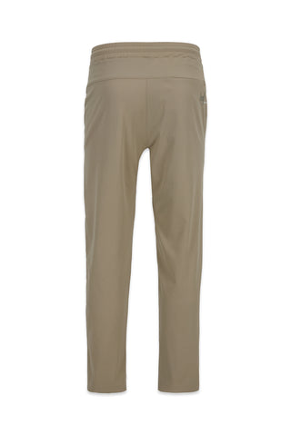 Orta Bej Techno-Line Beli Lastikli Cepli Likralı Esnek Sweatpant / Eşofman Altı
